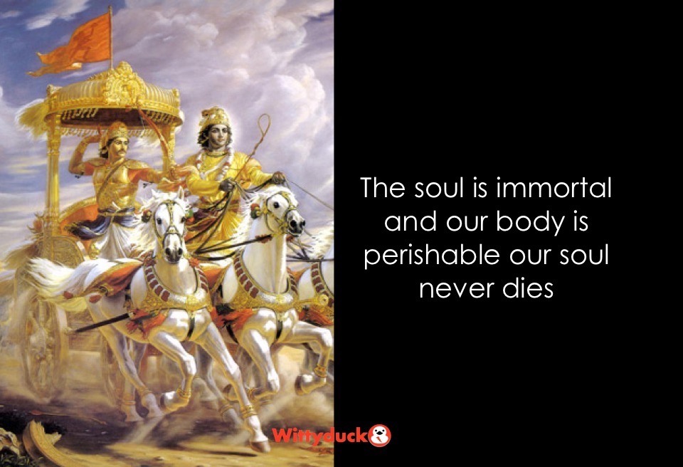 Bhagavad Gita Quotes - soul and body