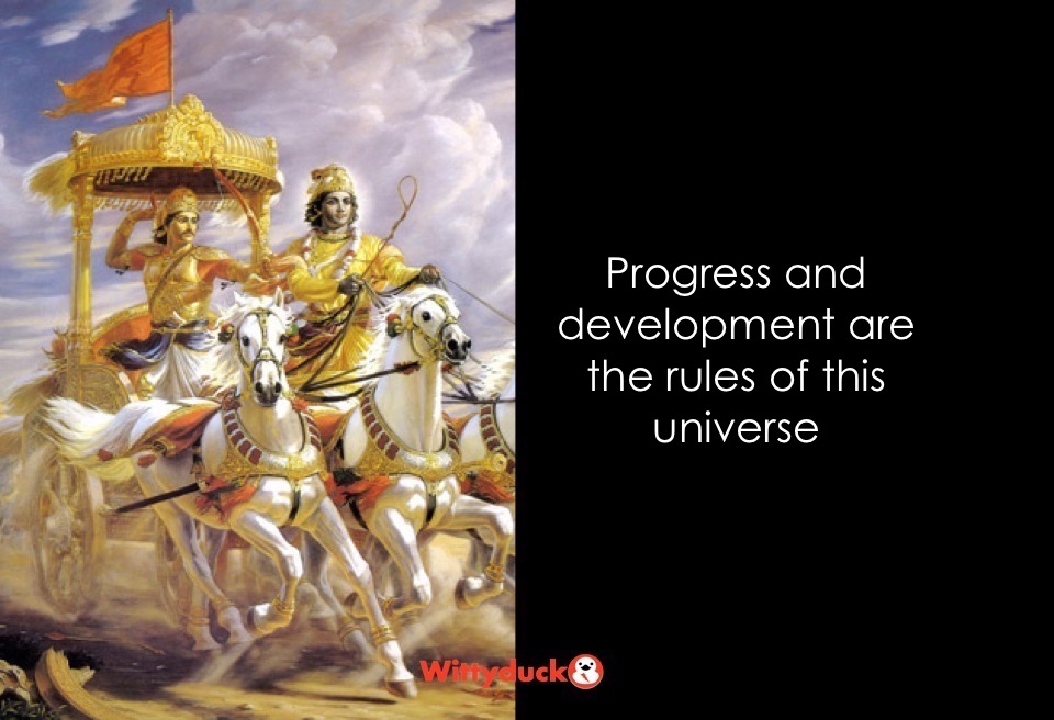 Bhagavad Gita Quotes - rules of universe