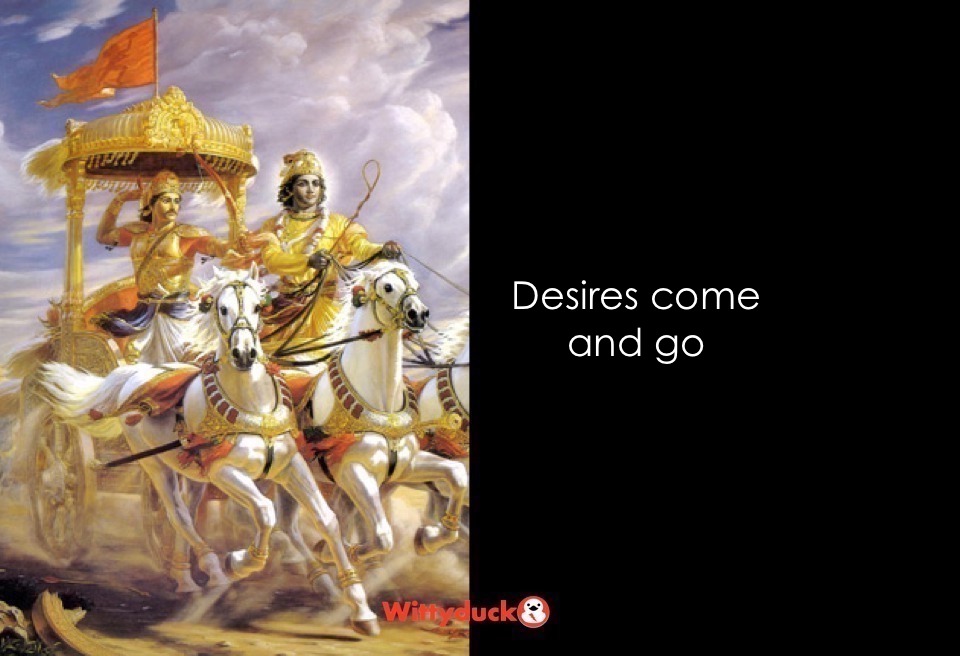 Bhagavad Gita Quotes on desires