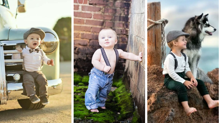 25+ Unique Baby Boy Photoshoot Ideas 