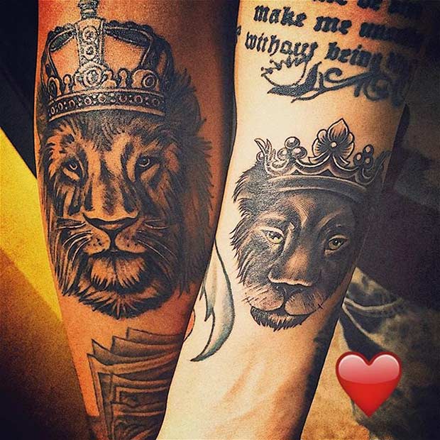 King Lion and Queen Lioness Done by Raven IG ravenstattooz at Vienna  Tattoo Studio in Vienna VA  rtattoo