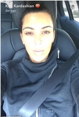 Kim Kardashian no makeup