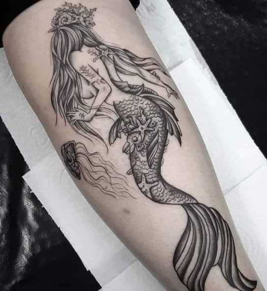 50+ Most Stunning Mermaid Tattoo Designs - Wittyduck