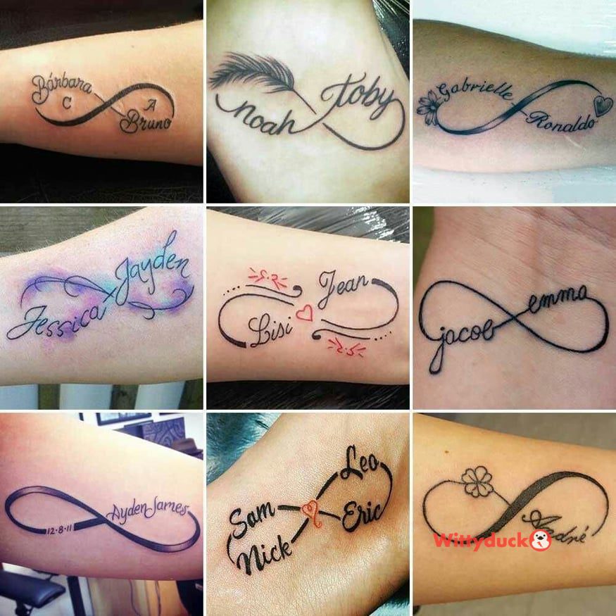 Infinity tattoo sign ideas