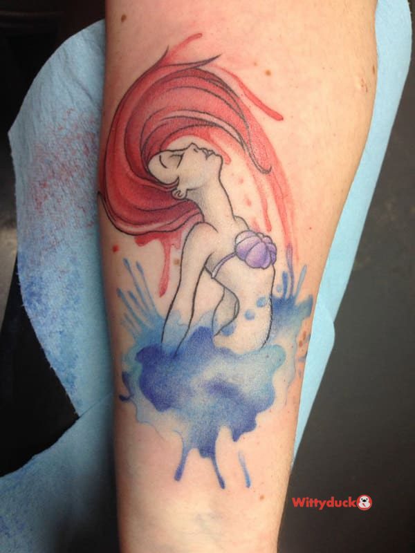 Ramón on X Karen Techi gt The Little Mermaid tattoo ink art  httpstco3FiUBZMLfK  X