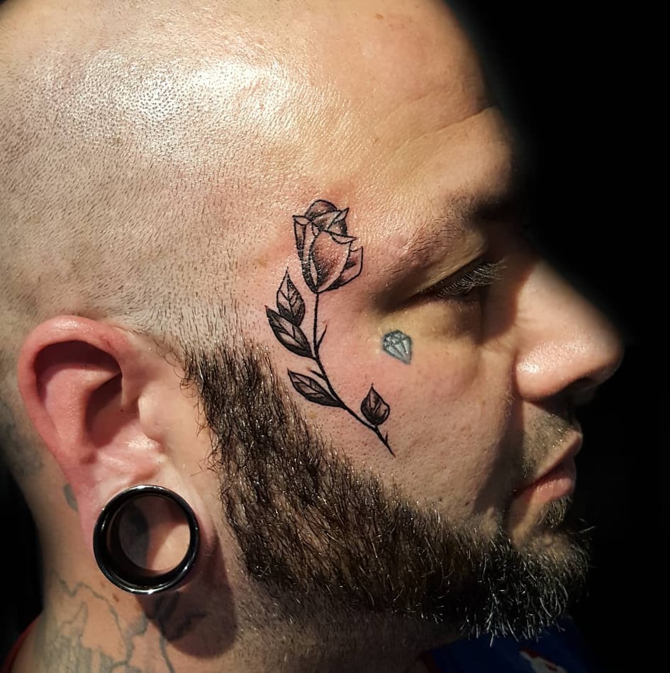 75 Face Tattoo Ideas That Are Vogue Worthy  Wild Tattoo Art