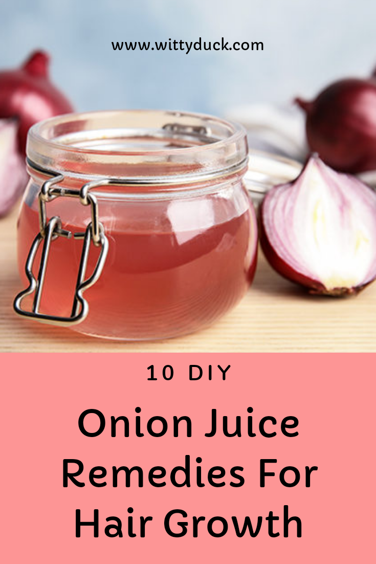 Onion Juice For Hair Growth - Wittyduck