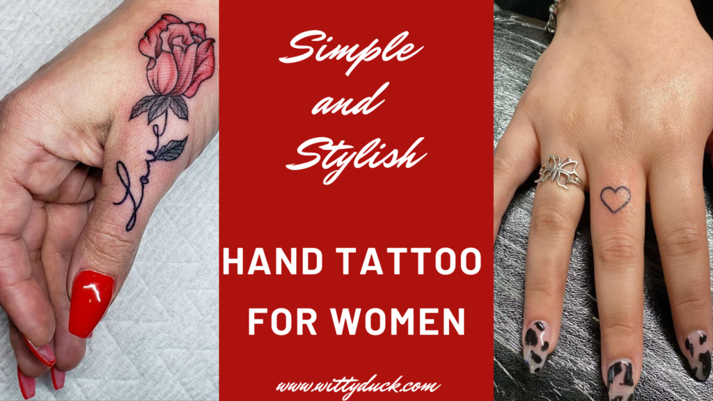 57 Trending Hand Tattoos For Women  POPxo