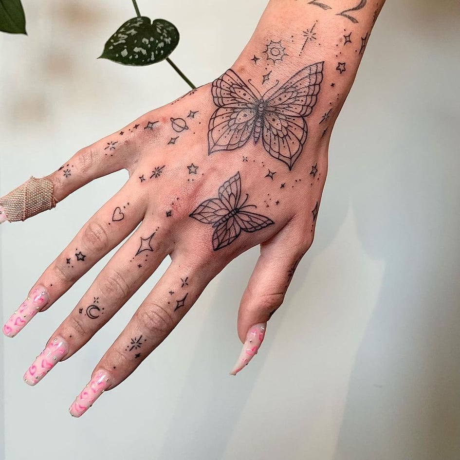 Hand Tattoo - Wittyduck