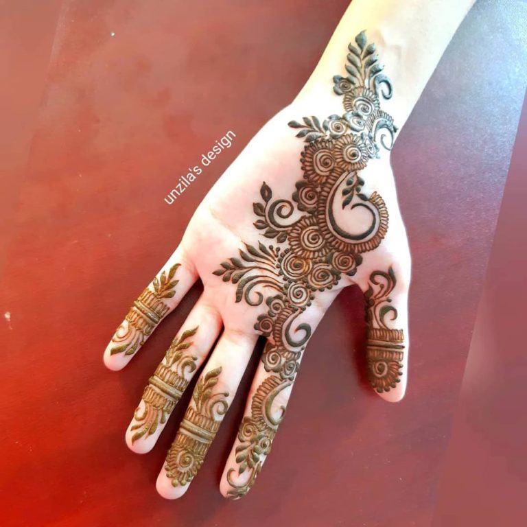 Beautiful and Simple Mehndi Designs Idea for Beginners - Wittyduck