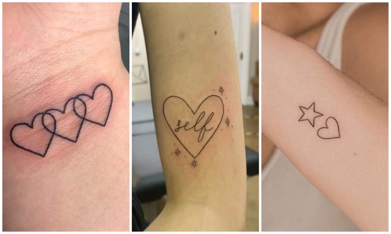 20+ Small and Cute Heart Tattoo Designs on Hand - Wittyduck