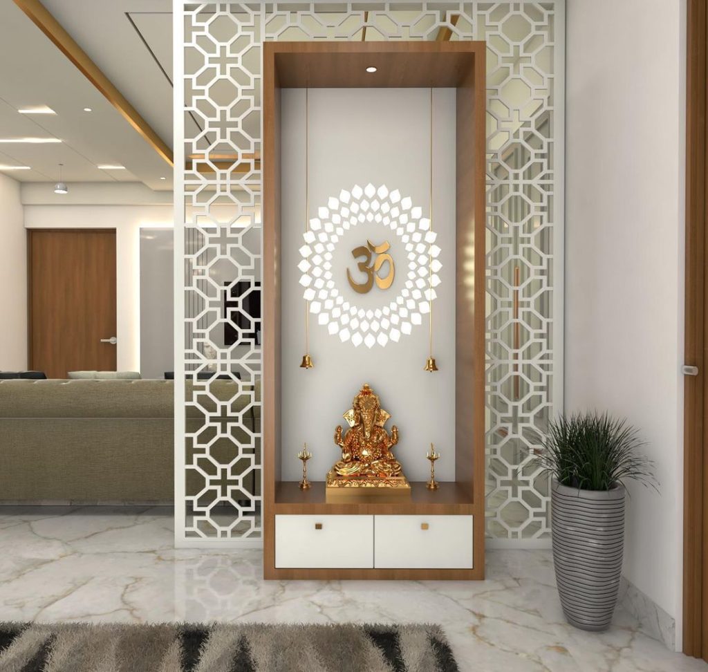 20+ Divine Pooja Room Design (Mandir Design) Ideas For Indian Homes