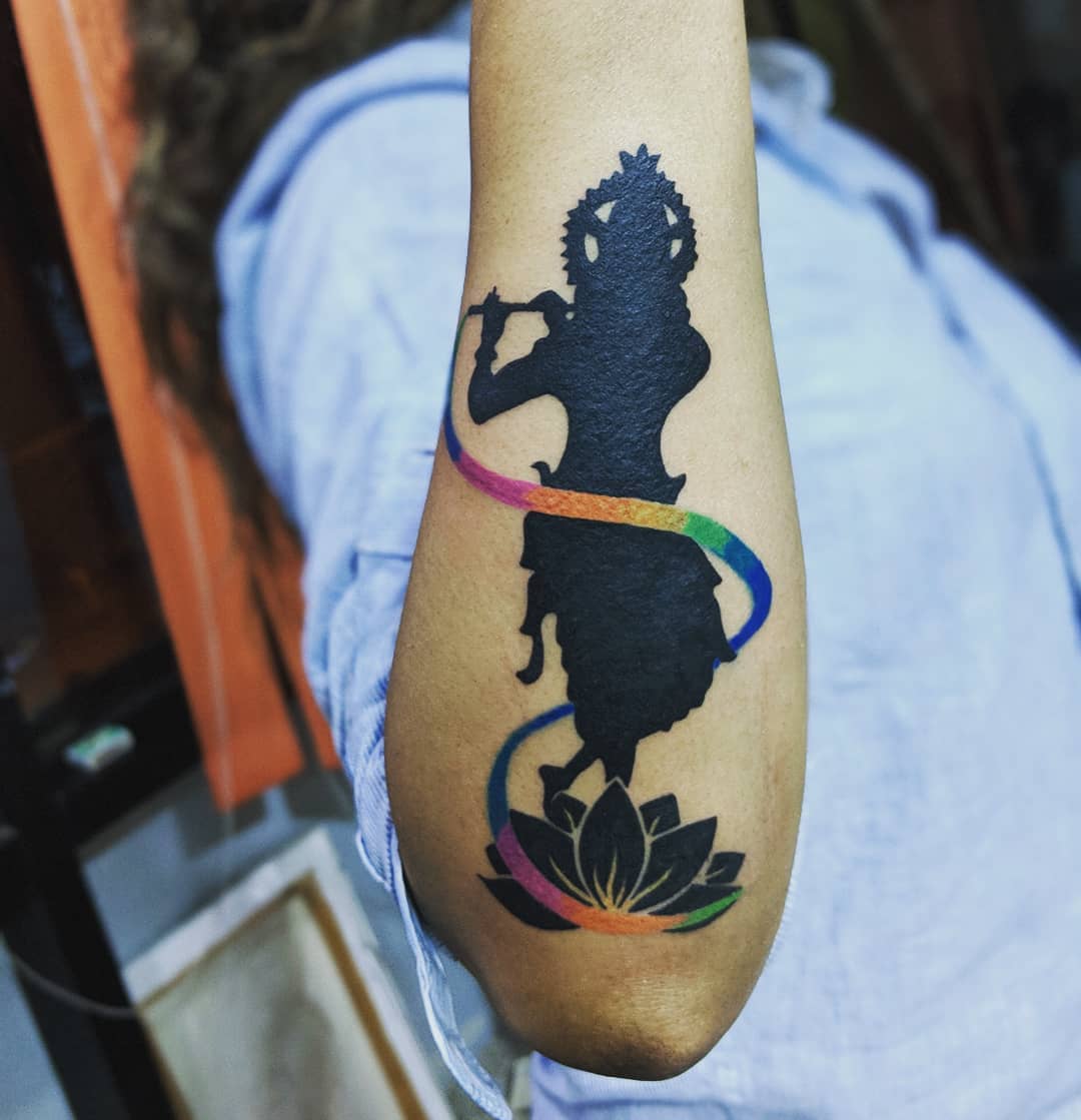krishna tattoo - Wittyduck