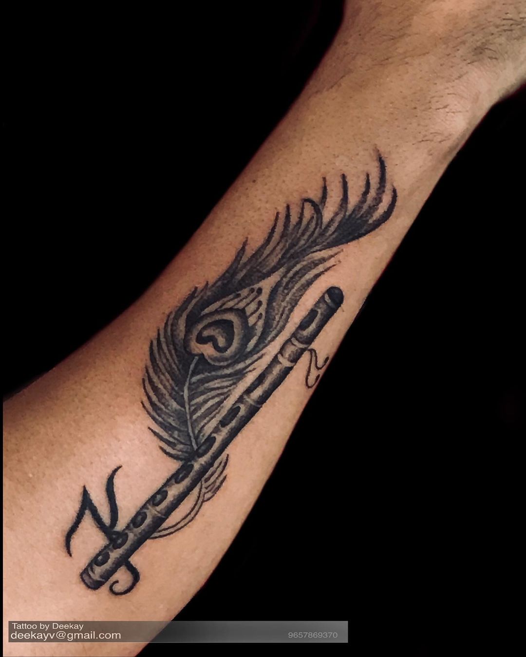 krishna tattoo designs- flute Wittyduck