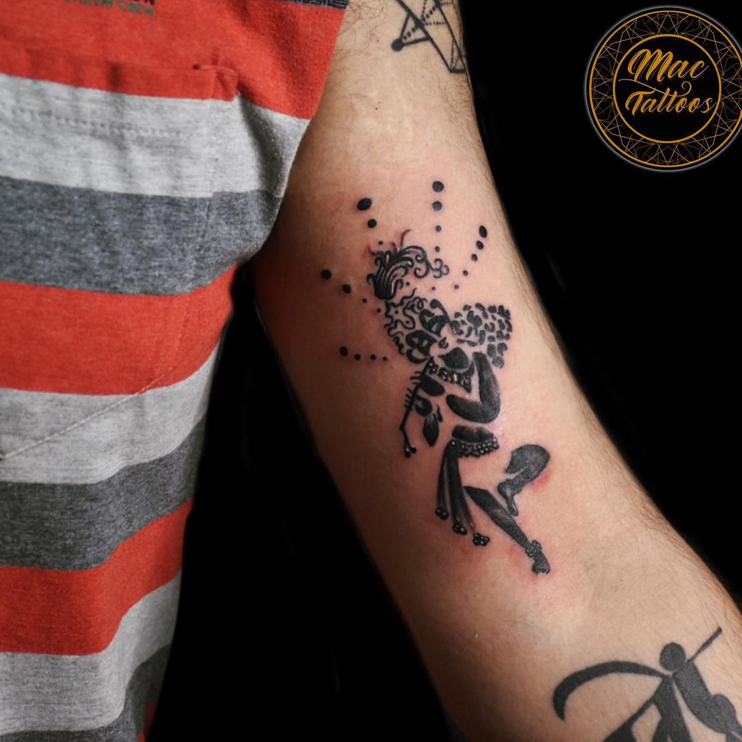 krishna tattoo on hand - Wittyduck