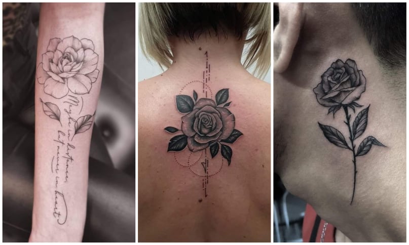 120 Meaningful Rose Tattoo Designs  Art and Design
