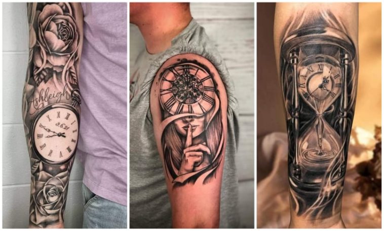 20 Mind Blowing Clock Tattoo Ideas For Men - Wittyduck