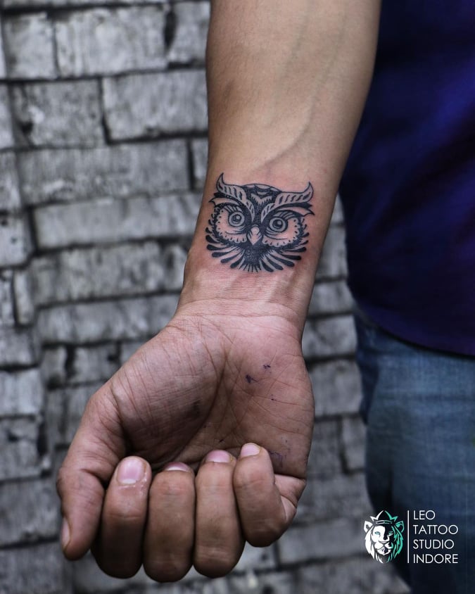 Owl Heart Branch Temporary Tattoo  Etsy Australia