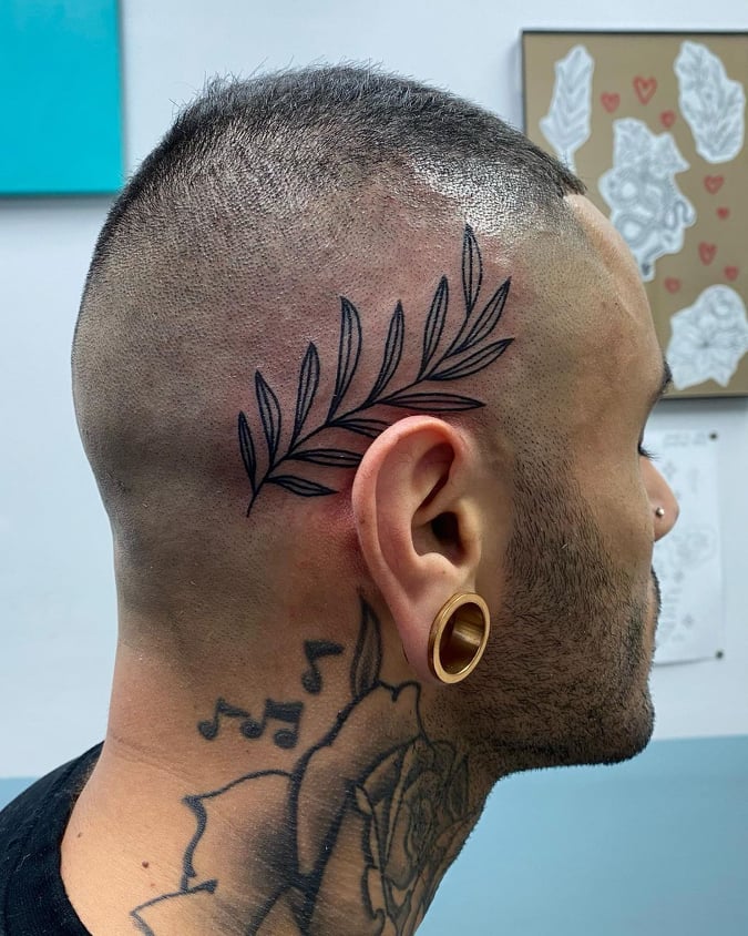 Top 70 Head Tattoos For Men