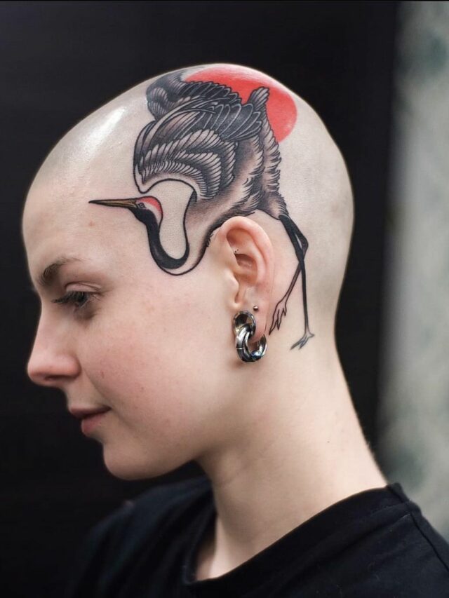 18+ Trendy Head Tattoo Designs! - Wittyduck