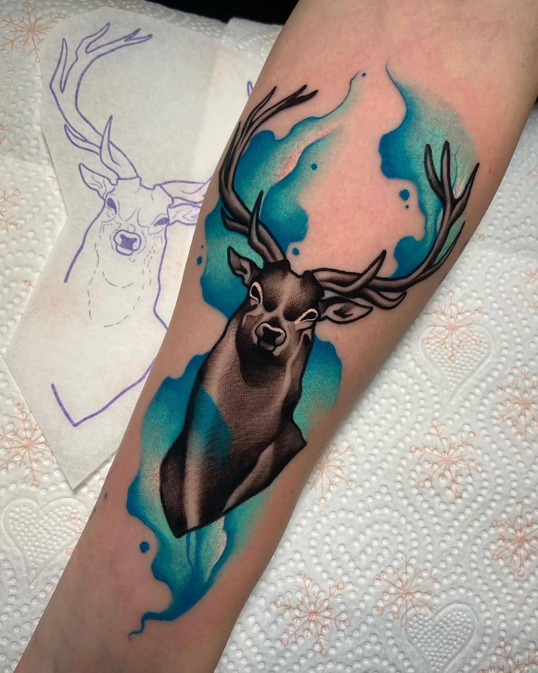 25 Incredible Deer Tattoo Design Ideas and Their Meaning - Wittyduck