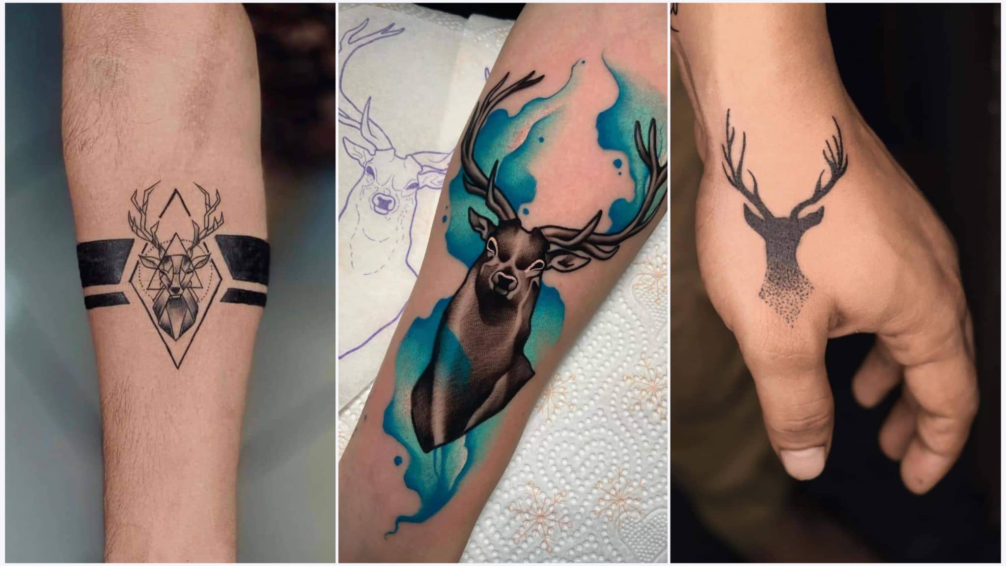 Deer Tattoo On Neck  Tattoo Designs Tattoo Pictures