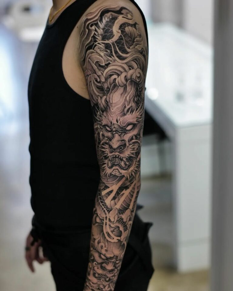15 Breathtaking Dragon Tattoo Ideas to Ink! - Wittyduck