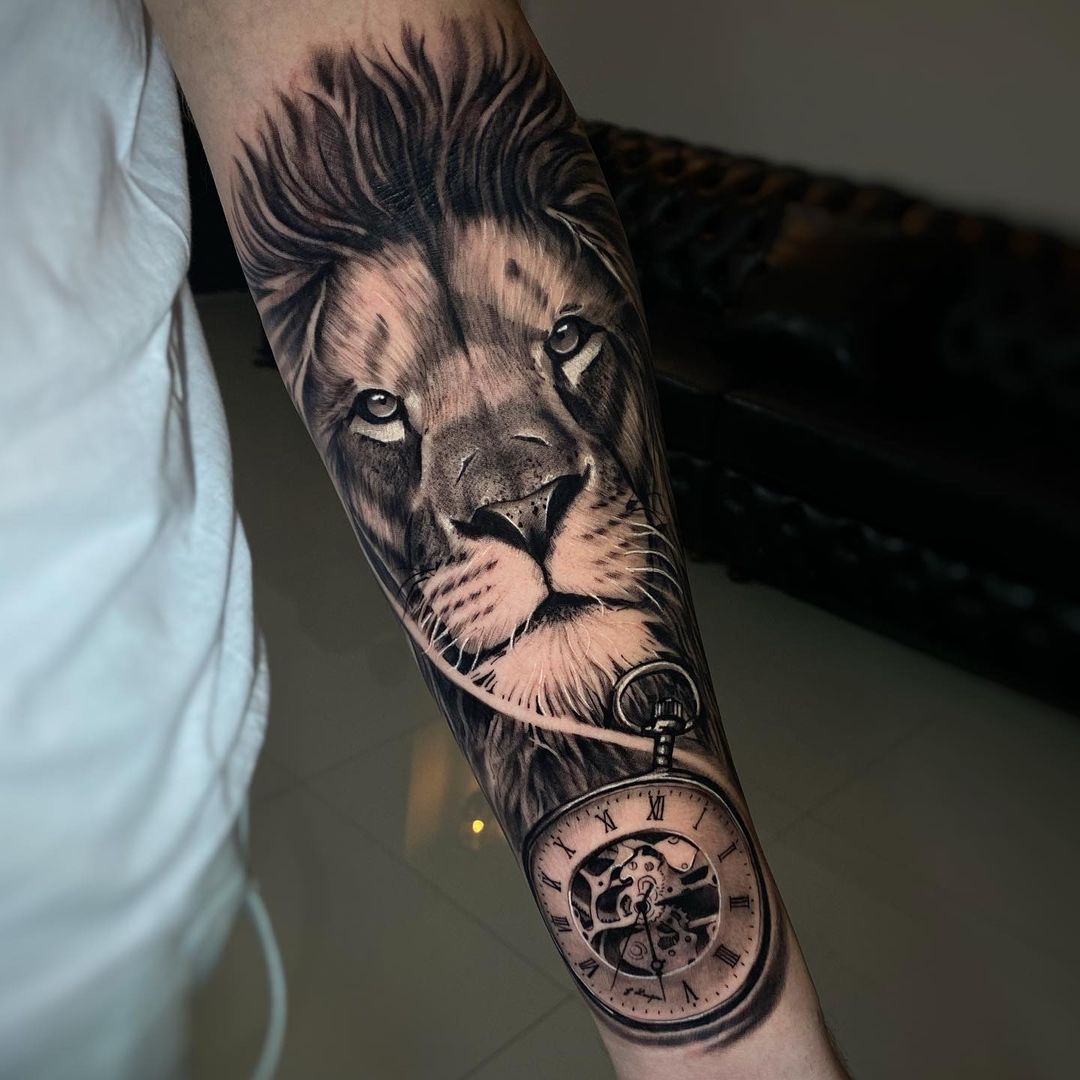 Most Unique Fearless Lion Tattoo Designs to ink - Wittyduck