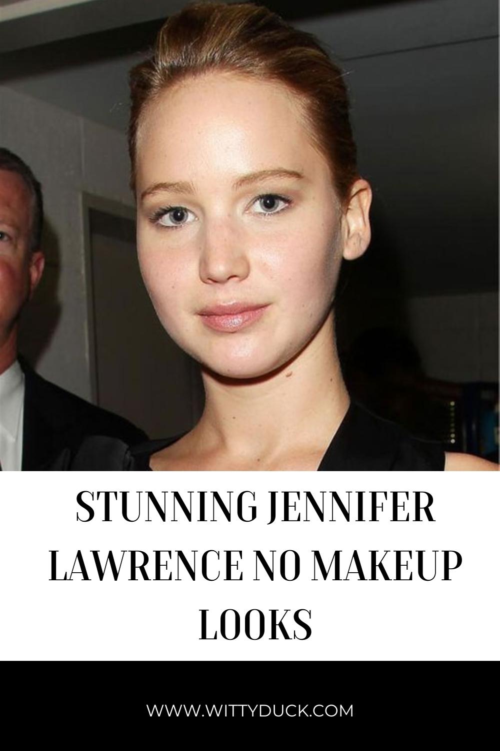 Jennifer Lawrence No Makeup